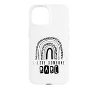 I Love Someone Rare Trouble génétique médical Zebra Special Coque pour iPhone 15