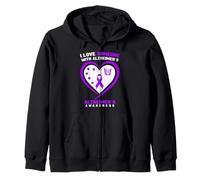I Love Someone with Alzheimer's Awareness Sweat à Capuche