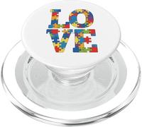 « I Love Someone with Autism Awareness Mom » PopSockets PopGrip pour MagSafe