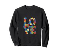 « I Love Someone with Autism Awareness Mom » Sweatshirt