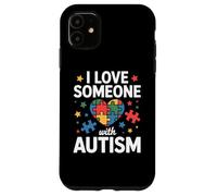 I Love Someone with Autism Kids Coque pour iPhone 11