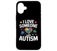 I Love Someone with Autism Kids Coque pour iPhone 16 Plus