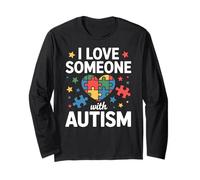 I Love Someone with Autism Kids Manche Longue