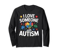 I Love Someone with Autism Kids Manche Longue