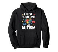 I Love Someone with Autism Kids Sweat à Capuche