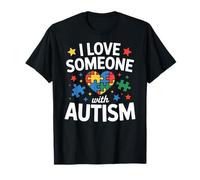 I Love Someone with Autism Kids T-Shirt