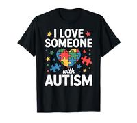 I Love Someone with Autism Kids T-Shirt