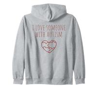 I Love Someone with Autism Sweat à Capuche