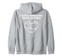 I Love Someone with Autism Sweat à Capuche