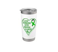 I Love Someone With Mental Illness - Mental Health Awareness Gobelet isotherme en acier inoxydable double paroi