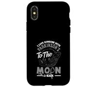 I Love Someone with to The Moon Parkinson 's Awareness Coque pour iPhone X/XS