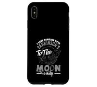 I Love Someone with to The Moon Parkinson 's Awareness Coque pour iPhone XS Max