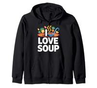 I Love Soup Fun Ludique Cuisine Design Sweat à Capuche