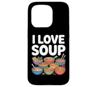 I Love Soup Ramen Broth Nouilles Fan Art Coque pour iPhone 15 Pro