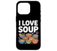 I Love Soup Ramen Broth Nouilles Fan Art Coque pour iPhone 16 Pro