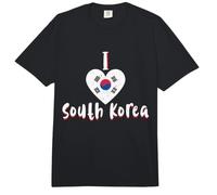 I Love South Korea Drapeau Corée du Sud Cœur Corée Comfort Colors Adult Heavyweight T-Shirt