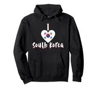 I Love South Korea Drapeau Corée du Sud Cœur Corée Sweat à Capuche