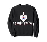 I Love South Korea Drapeau Corée du Sud Cœur Corée Sweatshirt