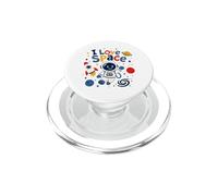 I Love Space Cute Astronaute PopSockets PopGrip pour MagSafe