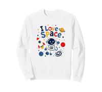 I Love Space Cute Astronaute Sweatshirt