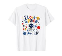 I Love Space Cute Astronaute T-Shirt