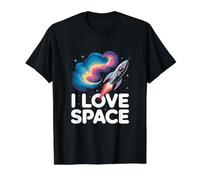 I Love Space Enthusiast Astronaute Cosmos Adventure T-Shirt Graphique avec Valeur