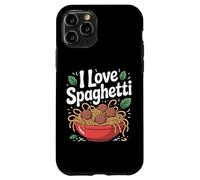 I Love Spaghetti Delicious Bol à pâtes Coque pour iPhone 11 Pro