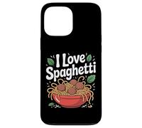 I Love Spaghetti Delicious Bol à pâtes Coque pour iPhone 13 Pro Max