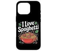 I Love Spaghetti Delicious Bol à pâtes Coque pour iPhone 16 Pro