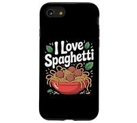 I Love Spaghetti Delicious Bol à pâtes Coque pour iPhone SE (2020) / 7 / 8