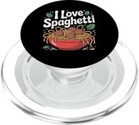 I Love Spaghetti Delicious Bol à pâtes PopSockets PopGrip pour MagSafe