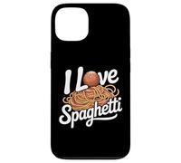 I Love Spaghetti Pasta Amateur Coque pour iPhone 13