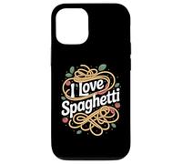 I Love Spaghetti Pâtes Tomates Basilic Coque pour iPhone 12/12 Pro