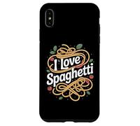 I Love Spaghetti Pâtes Tomates Basilic Coque pour iPhone XS Max