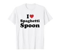 I Love Spaghetti Spoon T-Shirt