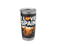 I Love Spain Cœur Cardinal Paysage Gobelet isotherme en acier inoxydable double paroi