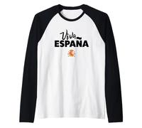 I Love Spain, Spain Coat of Arms Spanish Pride Flag Crest Manche Raglan