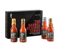 I LOVE SPICY The Barrel Reserve Series - Coffret Cadeau de Noël 4 Sauces Piquantes Vieillies en Fût - Édition Limitée - Cadeau Gourmet pour Amateurs de Saveurs Fortes