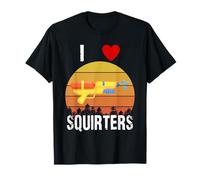 I Love Squirters Funny I Heart Squirters Pistolet à Eau T-Shirt