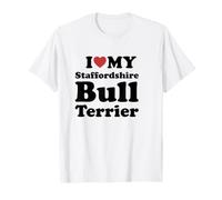 I Love Staffordshire Bull Terrier T-Shirt