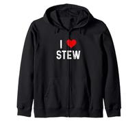 I Love Stew - Cœur - Vieilli - Soup Cook Cooking Chef Sweat à Capuche