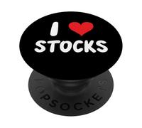 I Love Stocks - Banque de financement d'investissement boursier PopSockets PopGrip Adhésif