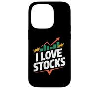 I Love Stocks Bull Market Passionné Coque pour iPhone 14 Pro