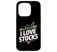 I Love Stocks Bull Market Passionné Coque pour iPhone 15 Pro