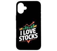I Love Stocks Bull Market Passionné Coque pour iPhone 16 Plus