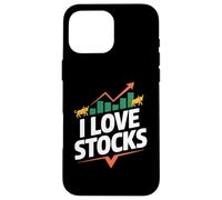 I Love Stocks Bull Market Passionné Coque pour iPhone 16 Pro Max
