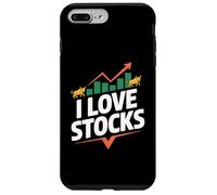 I Love Stocks Bull Market Passionné Coque pour iPhone 7 Plus/8 Plus