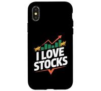 I Love Stocks Bull Market Passionné Coque pour iPhone X/XS