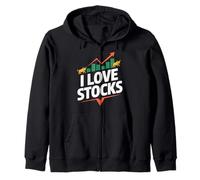 I Love Stocks Bull Market Passionné Sweat à Capuche