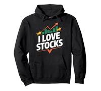 I Love Stocks Bull Market Passionné Sweat à Capuche